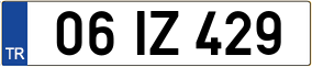 Truck License Plate